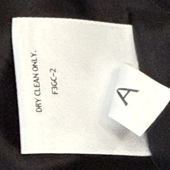 Eileen Fisher 100% Silk Crepe Leather Trim Jacket Black Button Sleeve Women’s XL - Picture 11 of 14